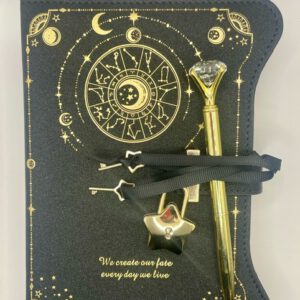 Manifestatie Journal Met Pen En Slot (Zwart)